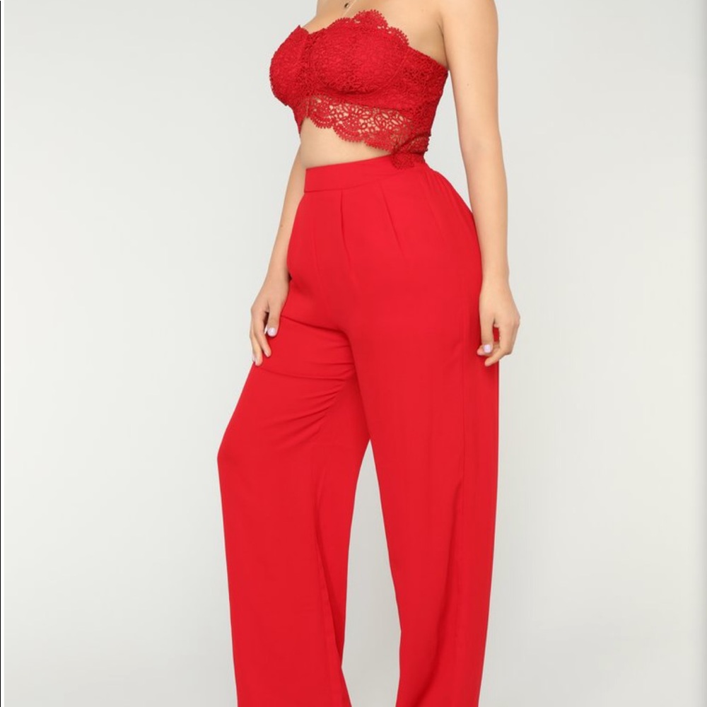 Red jumpsuit ✨❤️